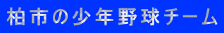 柏市の少年野球チーム